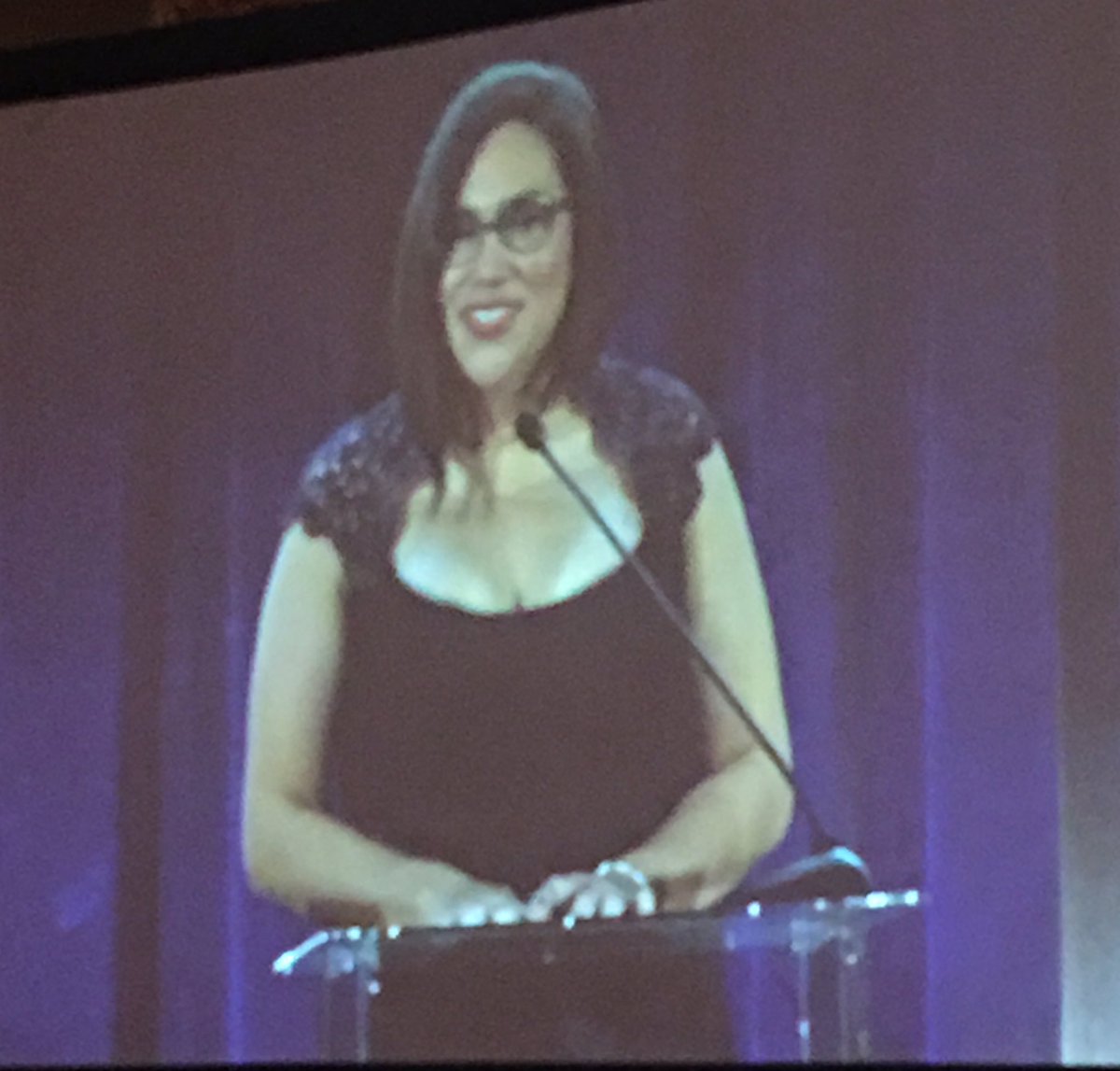 MALDEF's tweet photo. .@thedream_us @GabyPacheco1 receiving Excellence in Community Service Award from @MALDEF “I didn’t know that even before I was born, @MALDEF was fighting for me.” #MALDEF50 https://t.co/hpr113XcrV