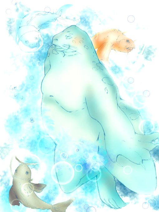 水中の世界。#BEASTARS  #ビースターズ #サグワン 