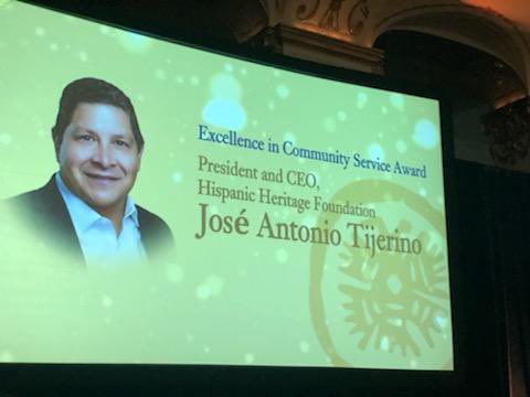 HHFoundation's tweet photo. Congrats to our Pres/CEO Antonio Tijerino for receiving the Excellence in Community Service Award tonight.  We are thrilled to be here at the @MALDEF #50thAnniversary Awards Gala in Washington, D.C. to celebrate with him!
#Leadership #LatinoLeader #CommunityService #MALDEF https://t.co/3k46w94cmn