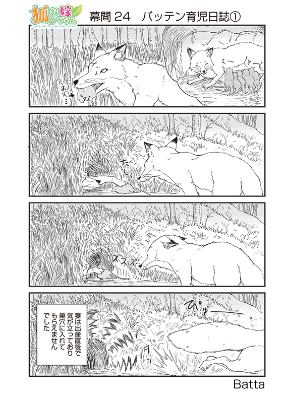 【狐のお嫁ちゃん】幕間24「バッテン育児日誌」 