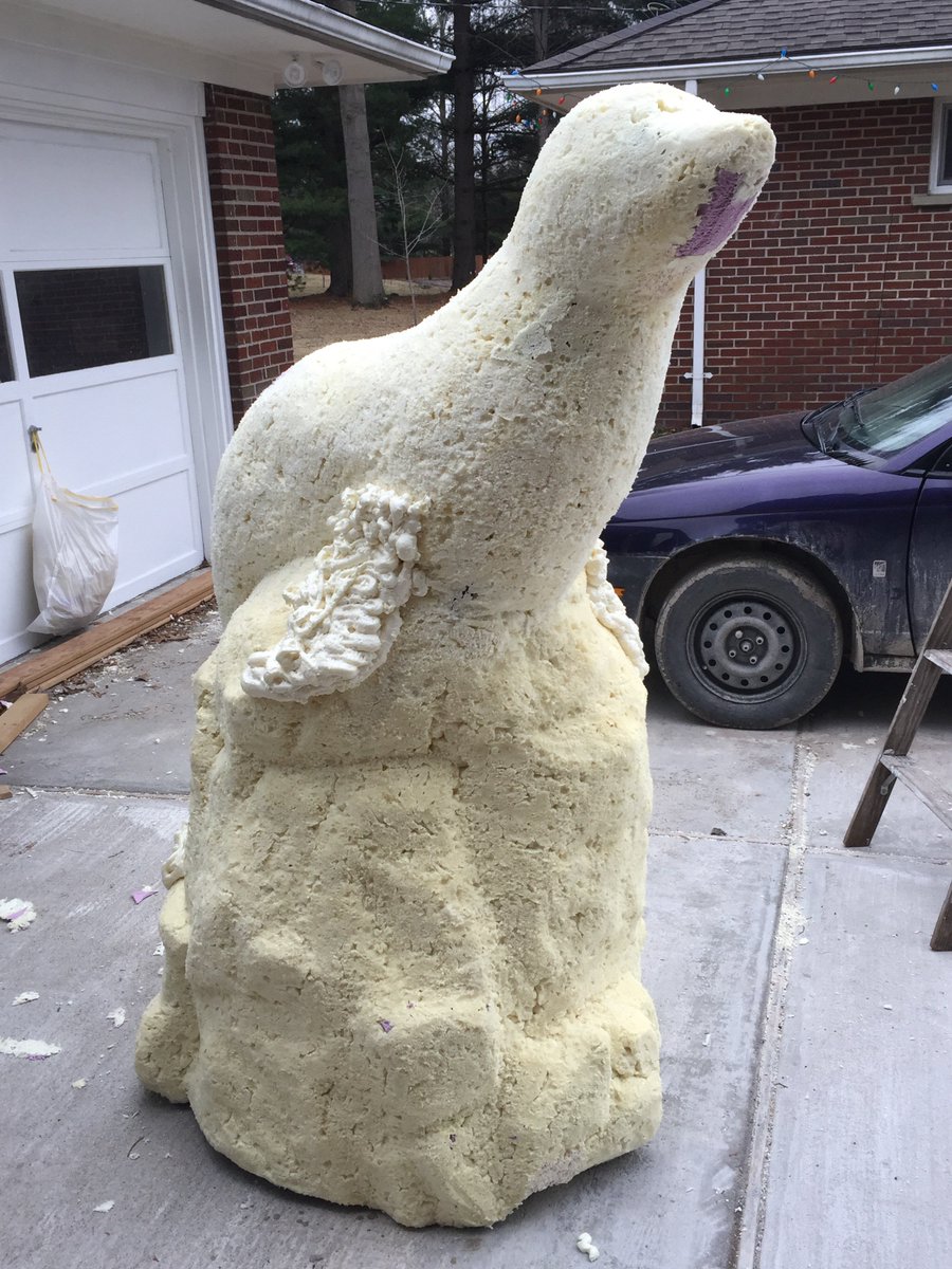 NCzinski's tweet photo. @visual_word 
Sculpture Project Sea Lion Group C https://t.co/grRz2Go5WG