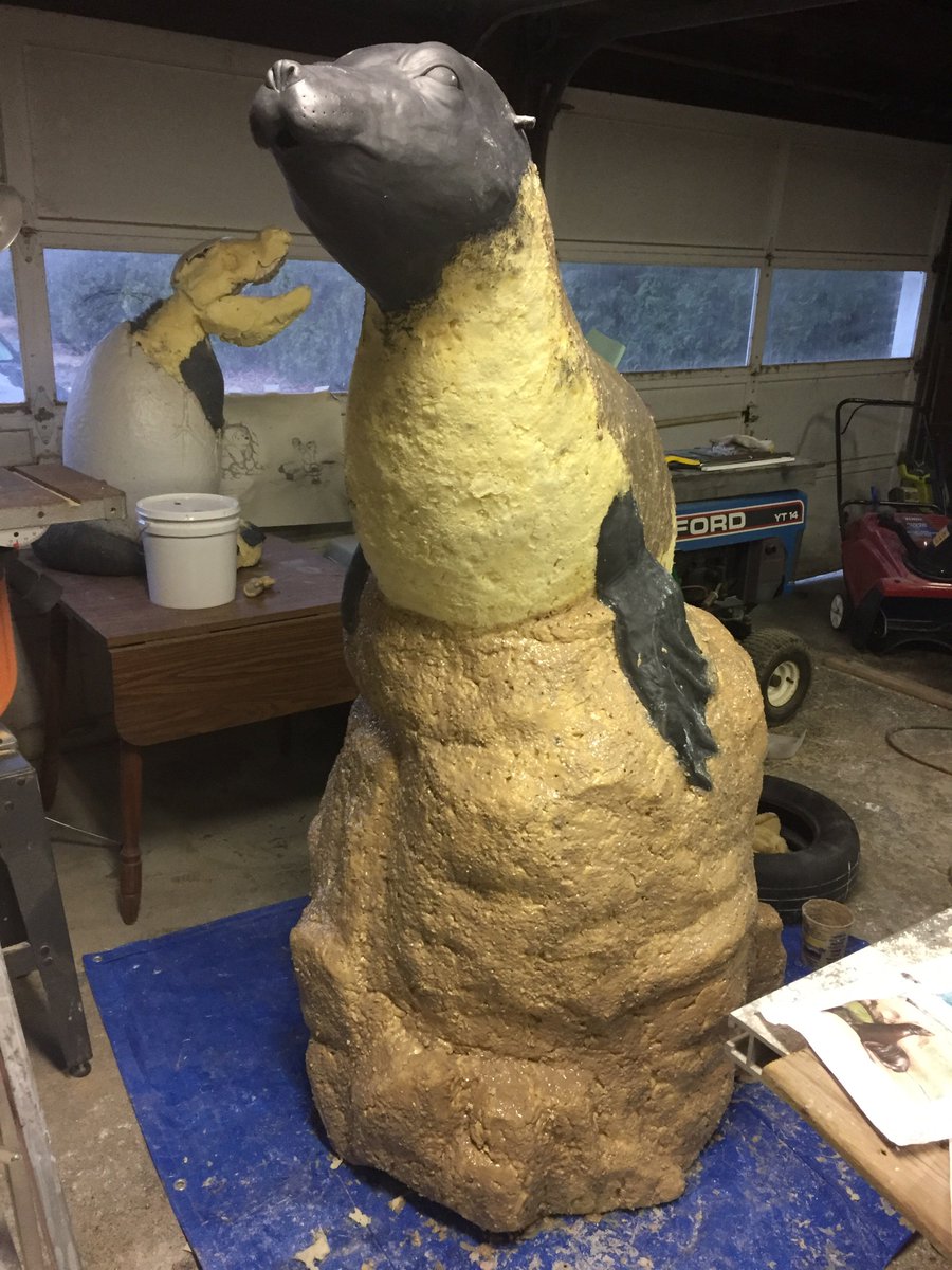 NCzinski's tweet photo. @visual_word 
Sculpture Project Sea Lion Group D https://t.co/0vLvlykKlK