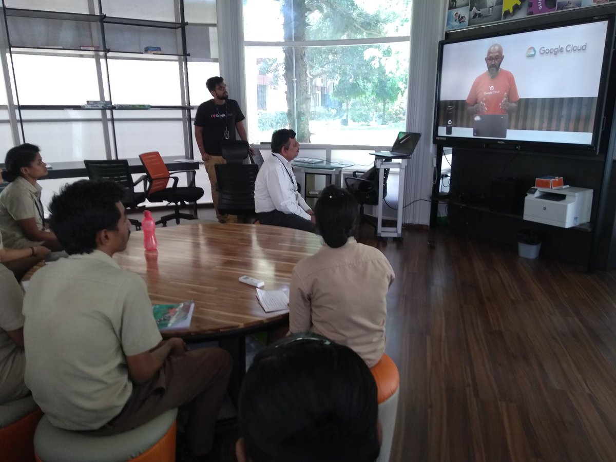 varadarajans's tweet photo. #NTTFgeeks hosted by @fnplusofficial at @NTTFindia (#NEC campus), having a #watchparty for @Google #CloudNext19, from our new Centre for Life Long Learning (#CL_Cube)
#lifelong #learning #gcp #googlecloud #geek #selflearming #nttf_geeks #nttf #diploma #learningcommunity https://t.co/HM1iIvKFWB