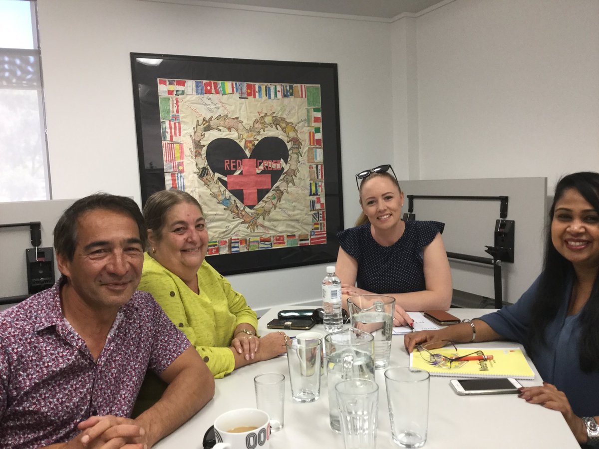 About to start our word Cafe event on prison reform. Great energy in the room to start the day! ⁦<a href="/RedCrossAU/">Australian Red Cross</a>⁩
