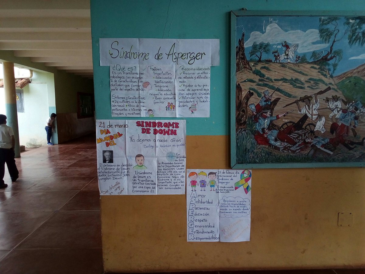 Mariafr0805's tweet photo. Ambientación del pasillo central de nuestra institución por el mes de educación especial. Quiriquire. Municipio punceres #especialistasalpoder #SerDiferenteEsAlgoComun  #MesEspecial https://t.co/o3awRrn8gz