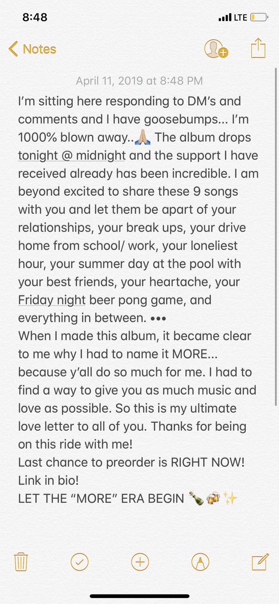 SpencyBoo's tweet photo. Love y’all!
Grab my album “MORE” here :)

https://t.co/tWPk8WcVg5 https://t.co/9vNSPNVV5r