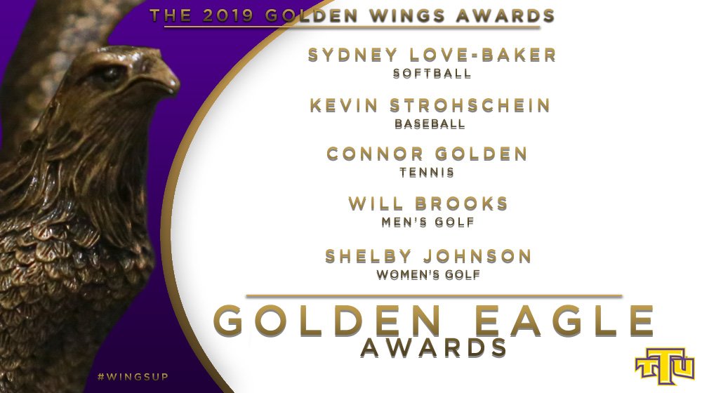 Our final group of Golden Eagle Awards go to the individuals from the spring sports season who embody the qualities of the ideal Golden Eagle: 110% percent and an undying support for their teammates. Here are our winners!

#WingsUp #GoldenWings19