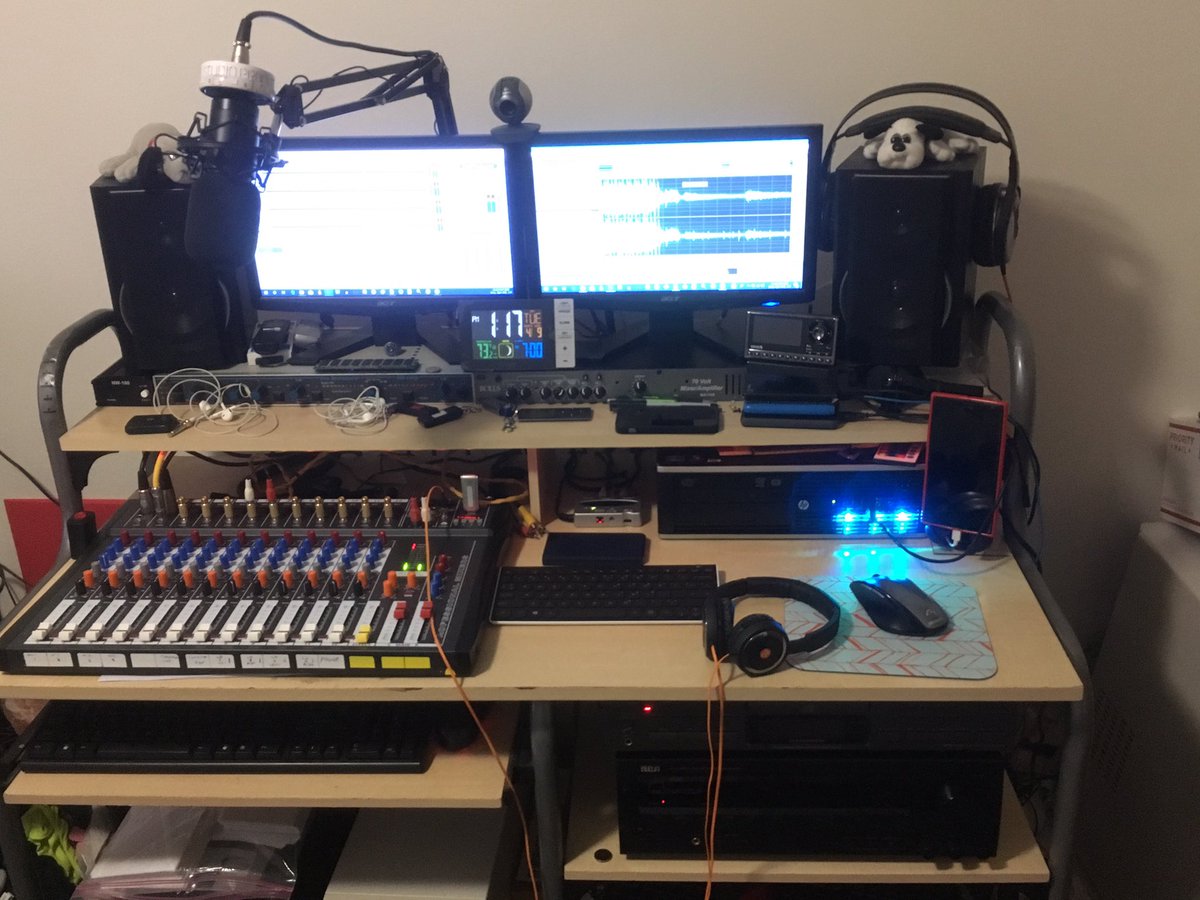 New audio production room is coming along nicely!