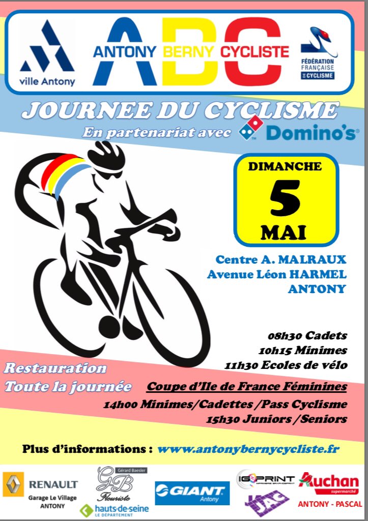 AntBerCyc's tweet photo. N’ hésiter pas a venir encourager nos coureurs https://t.co/XJrf9yXbnn