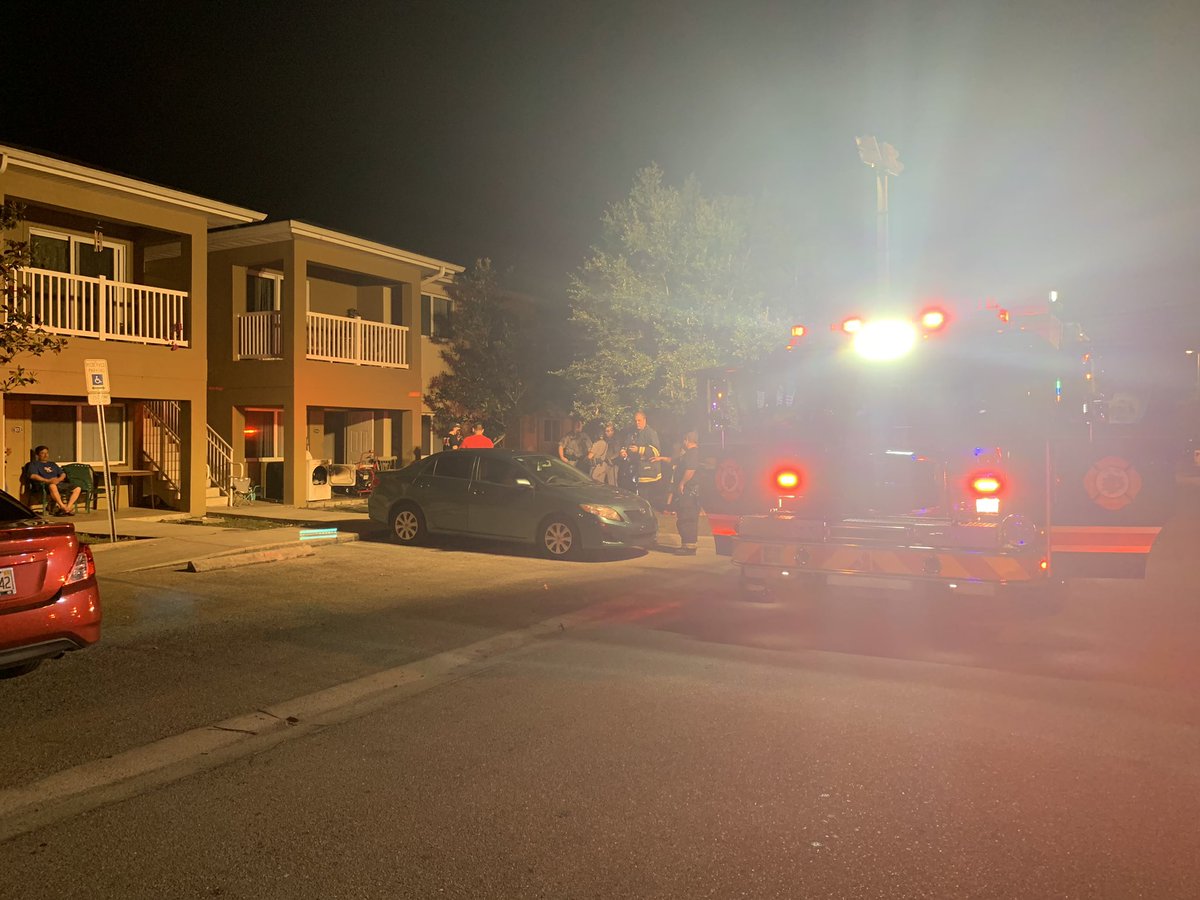 FIRE ALERT: Our A-Shift crews are working a fire in an apartment at 1368 Ironwood Ln. A dryer caught fire, but sprinklers inside the apartment helped to put it out. We are assisting the residents by removing water from the apartment.