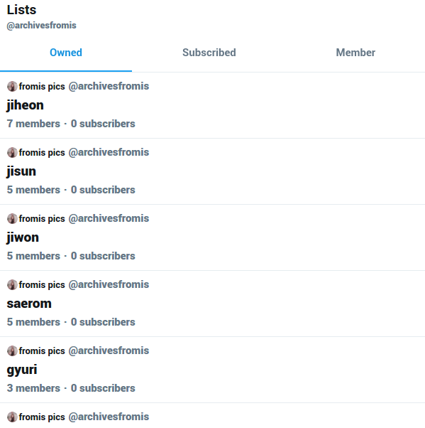 archivesfromis's tweet image. ➪ fromis_9&apos;s fansites lists is available now!

every time a new fansite comes along, we will add it in the lists.