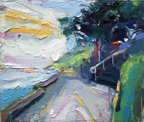 "Breakwall at Point Lonsdale", 24X30cm, oil on linen on board.
#artoftheday #artgallery #pointLonsdale