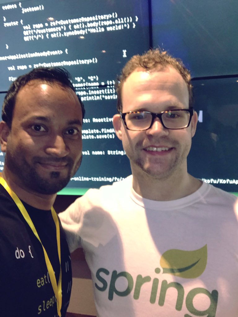 7php's tweet photo. When #Kotlin meets #PHP :)
PS: @starbuxman is for me the best speaker for #DevConMRU (period). His charisma, his energy, the way he uses his poetic words which flows with his code, is a class above. Josh been fantastic to hear & meet you! #mauritius #Mauritius #devcon #phpc https://t.co/A4JsCZ5Hyo