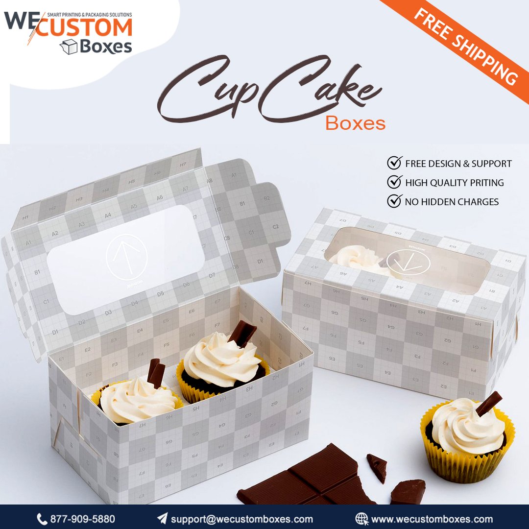wecustomboxes's tweet photo. Custom printed Cupcake packaging boxes protect the cake from damages. We Design cupcake boxes according to the shape of cake.
Get your Quote: https://t.co/q0ebmVzFKb
#WeCustomBoxes #freeshipping #CustomCupCakeBoxes #Packaging #BoxDesign #Printing #USA #Canada #California https://t.co/0uXAvNloZv