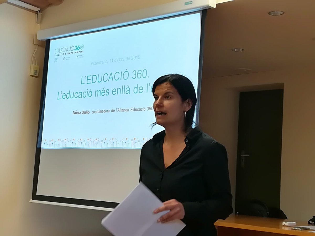 Yesterday we had @nuriadunyo in #Viladecans to present us @educacio360, a project that proposes the challenge that everyone has more and better #EducationalOpportunities at all times and spaces in their lives.

#LocalSupportGroup #ImprovementPlan #TransferNetwork