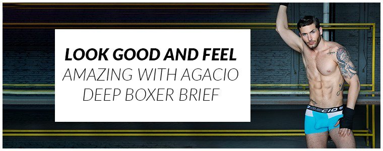 Look good and feel amazing with Agacio Deep Boxer Brief undiefan.com/look-good-feel…