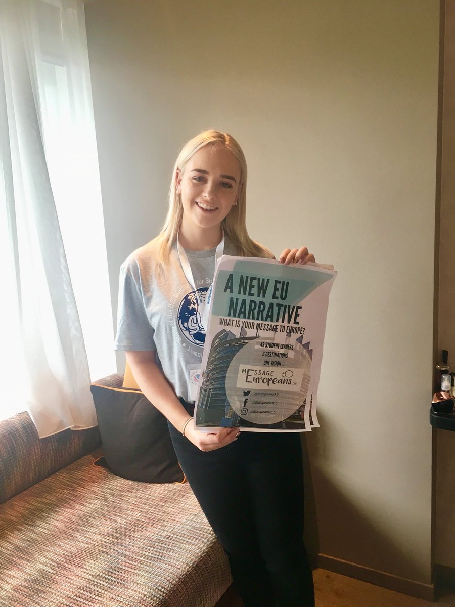 euchangemakers's tweet photo. Ready to start spreading our message in Budapest! #EuWeDream https://t.co/a0CQgIAN0Y