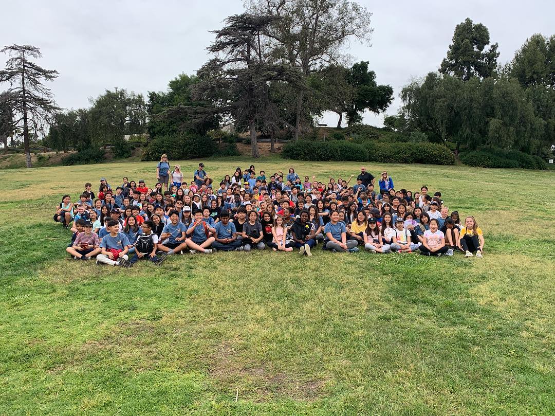 amplaton's tweet photo. @LagunaRoad 5th and 6th graders walked to Plummer Auditorium to see @LaHabraHS's Footloose and then to Hillcrest Park for a picnic. @FullertonSD #FSDlearns https://t.co/sP2CXqDZ9w
