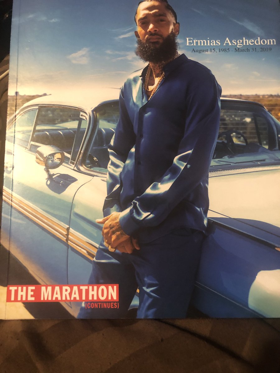 ReidjRich's tweet photo. So honored to be a part of the legacy and historic moment #RIPNipseyHussle https://t.co/iJVj5KeIJb