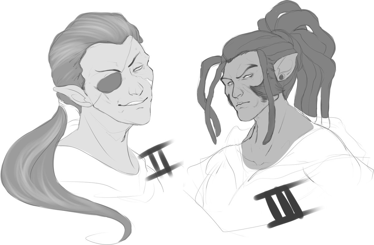Look, y'all, Xaldin's hair is a treasure, you guys are just mean. #Xigbar #Xaldin #KingdomHearts #Warmups