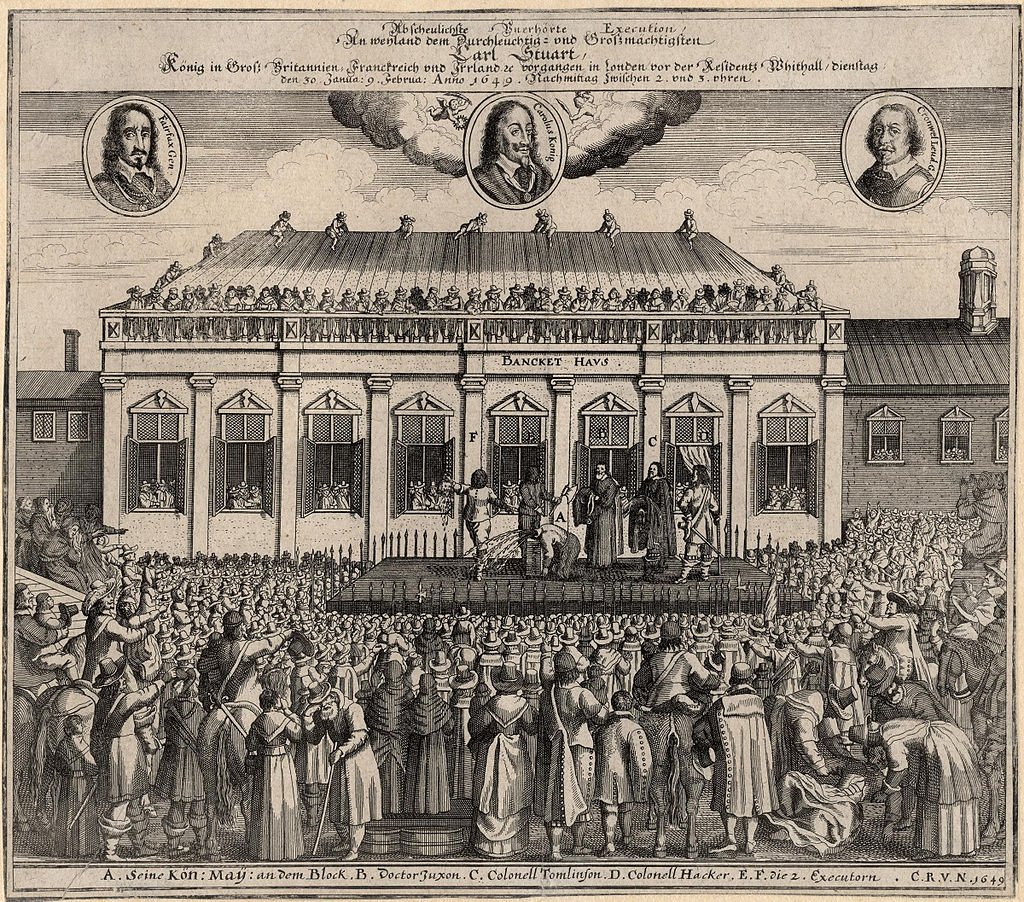 3/3Charles' part in the civil wars ends on 30 January, 1649 when he is executed in public for treason. His death warrant is signed by 59 regicides. At the "Restoration" when his son, King Charles II, regains the throne, the vast majority of them will regret their decision.