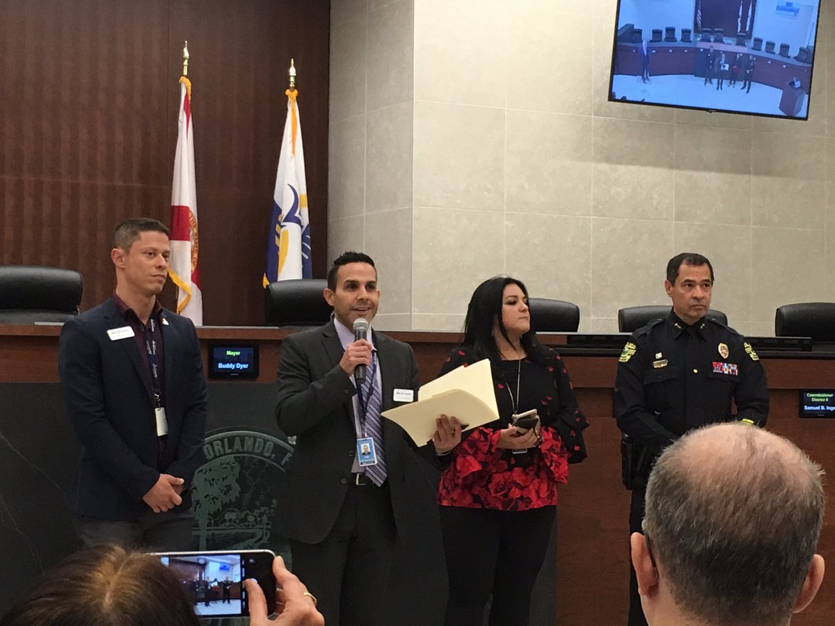BelgiumAtlanta's tweet photo. Many thanks @orlandomayor for  addressing participating consuls in #ExperienceFlorida 2019 and briefings by Orlando @citybeautiful government and @OrlandoPolice. https://t.co/SWdWbi50al