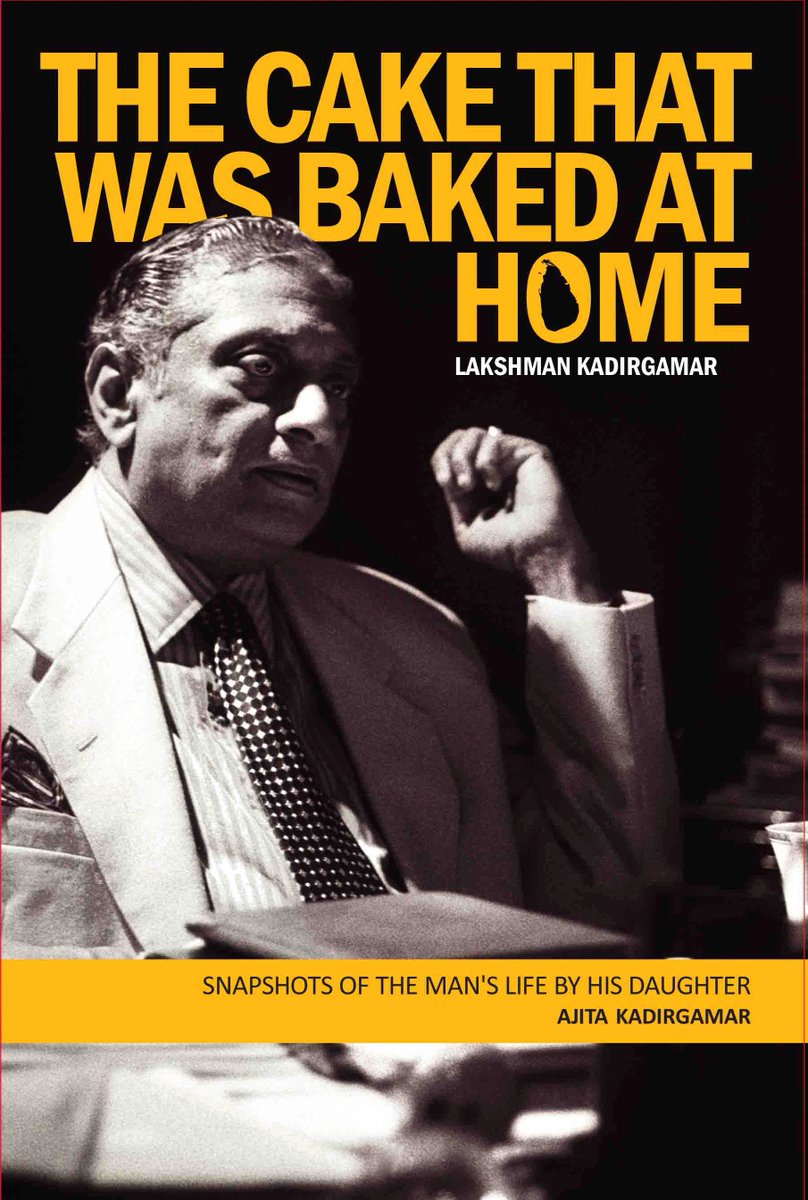 AjitaKad's tweet photo. Remembering my father Lakshman Kadirgamar on his 87th birth anniversary, today April 12th. Still alive in the nation's memory. #lka https://t.co/jqadKDT2JS