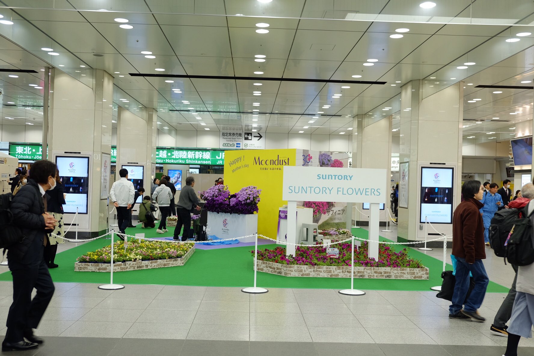 Greensnap 東京駅の八重洲中央口 イベントスペースで サントリーフラワーズの駅ナカ花ミュージアム開催中 今日から14日日曜日まで 最終日は展示しているお花がもらえるかも 駅ナカ花ミュージアム サントリーフラワーズ サフィニア Greensnap 東京駅の八重洲中央口 イベントスペースで サントリーフラワーズの駅ナカ花ミュージアム開催中 今日から14日日曜日まで 最終日は展示しているお花がもらえるかも 駅ナカ花ミュージアム サントリーフラワーズ サフィニア