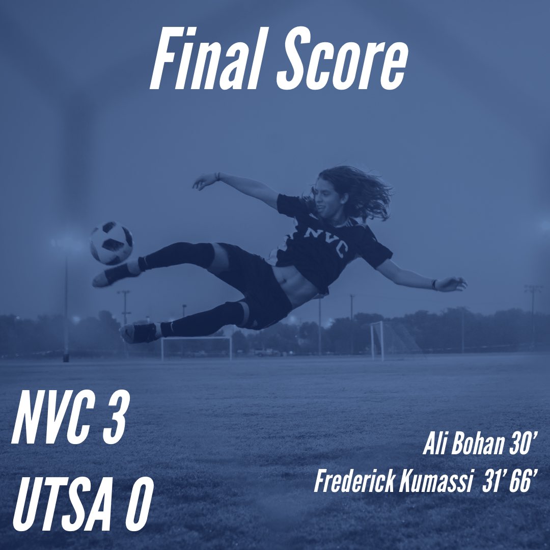 nvcsoccer's tweet photo. The team secured another victory tonight! A huge thanks to all of those who came out to support the team! Let’s Go Wildcats! #nvcsoccer #northwestvistacollege #sanantoniosoccer https://t.co/Z0I1RKdXaD