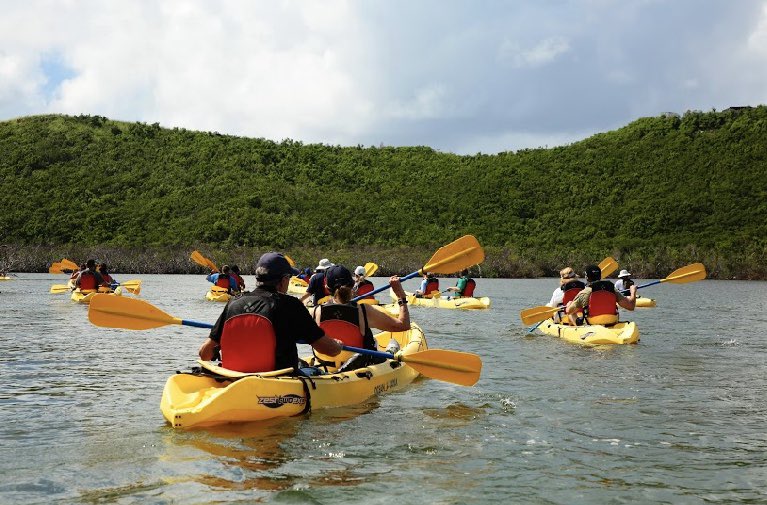 Carib4Everyone's tweet photo. Life is short, so paddle hard! #CaribbeanForEveryone #TravelCaribbean #CaribbeanLife https://t.co/YlBGeugiuR