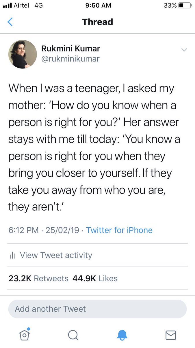 rukminikumar's tweet image. I suppose this can apply to a nation as well. #VoteWisely #democracyontrial