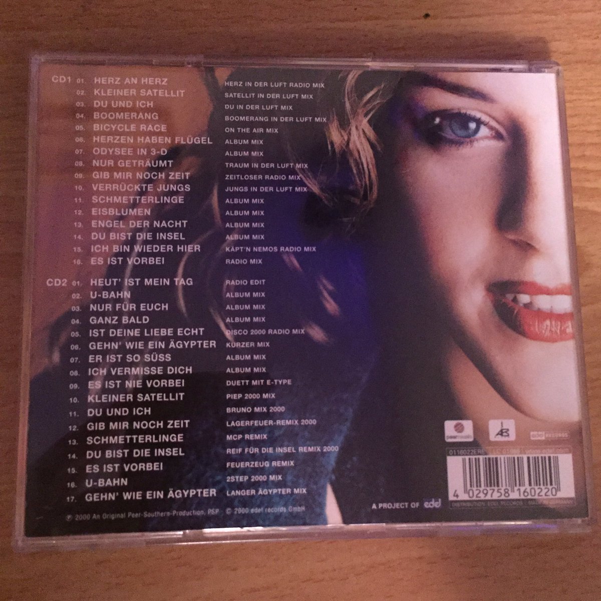 BlackUniGryphon's tweet photo. I bought this #CD from a website in Italy. It was the 1st time I ever purchased something w Euro €! #Blümchen #2CDs Für Immer und Ewig. #techno #90er #90s #pop #HappyHardcore #Eurodance #GenX #blümchianer #BluemchenFan #Y2K https://t.co/GXPF7dScdF