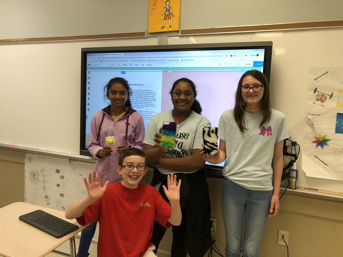 How do people monitor and regulate their emotions? The Gencil. Sensory phone cases. #pbl #amazingsixthgraders