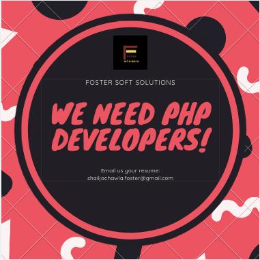 FosterSoftSolut's tweet image. Let's connect, and be a part of Foster Soft Solution's Team.
M: 9779658581
E: shailjachawla.foster@gmail.com
W: fostersoftsolutions.com
#FosterSoftSolutions #PHPProgrammers #Hiring