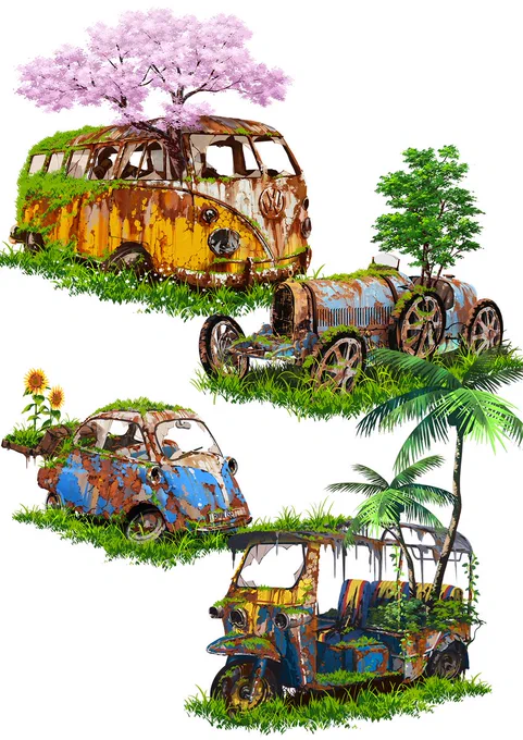 廃車幻想 その2 #東京幻想 https://t.co/tKi7KF3jf6 