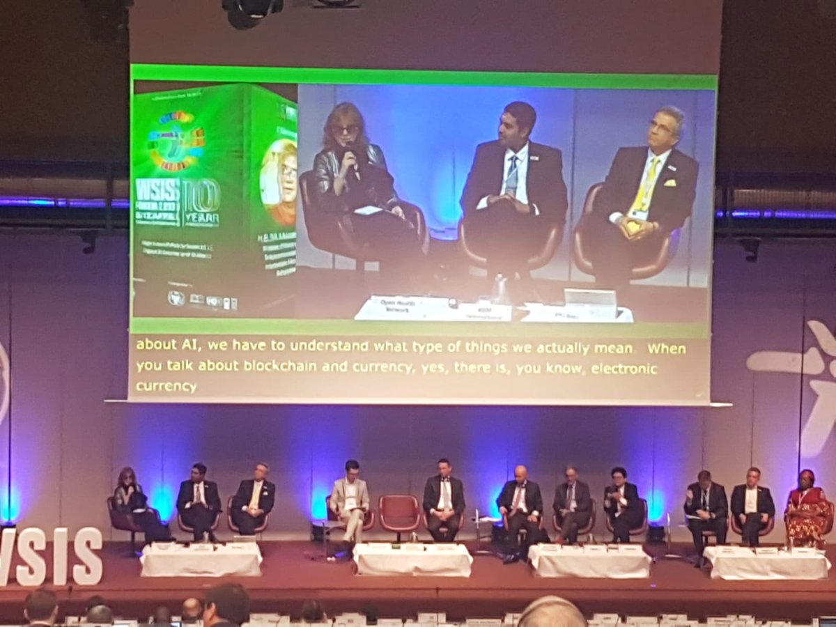 We are proud of our CEO who spoke at the main stage of #WSIS United Nations Summit in Geneva on a topic of #AI & #Blockchain for #GlobalHealth @startuphealth @quakecap #blockchainforgood #healthtech #PopulationHealth #ICT4SDG @ITU