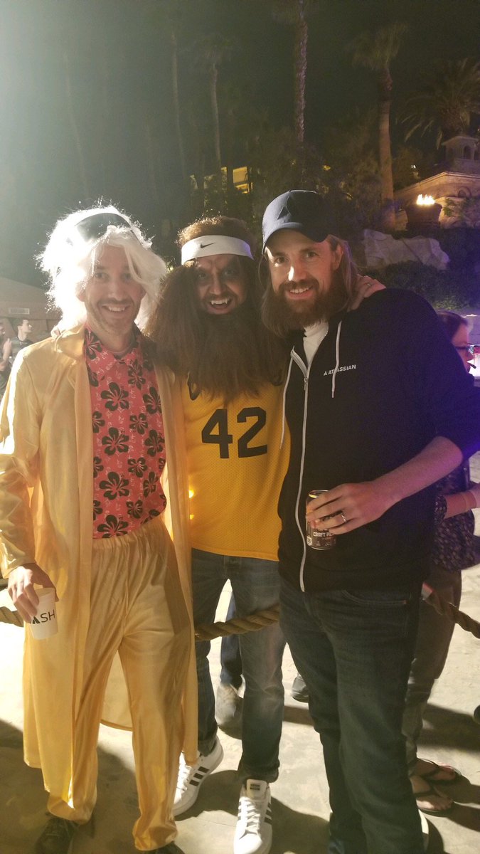 Celebrating my 10th #AtlassianSummit with @mcannonbrookes and @scottfarkas #teenwolf