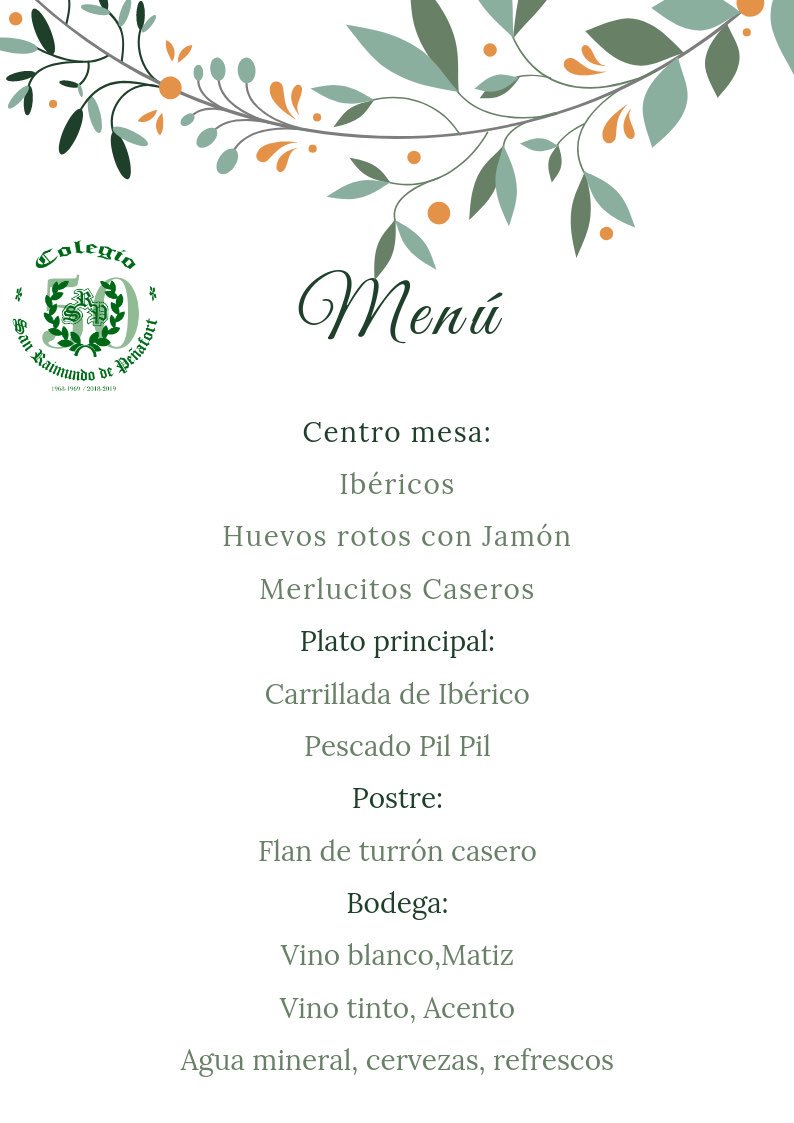 SRDPcolegio's tweet photo. Padres, madres, antiguos alumnos, y antiguos padres de alumnos, el próximo 10 de mayo celebramos el 50 aniversario con una cena en el @RCRdeAlicante ¿os apuntáis ? Para más info llamar a la secretaría del cole. https://t.co/1abSLN1op4