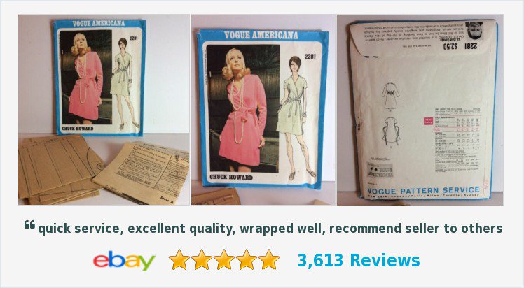 duchesshazard's tweet photo. Vogue Americana #SewingPattern 2281 #ChuckHoward 16 Vtg 1970 One Pc Dress Loose | eBay #ebayROCteam #ShopSmall
https://t.co/fBhNg19mJF
(Tweeted via https://t.co/vkH0oDYa60) https://t.co/WJjV28549h