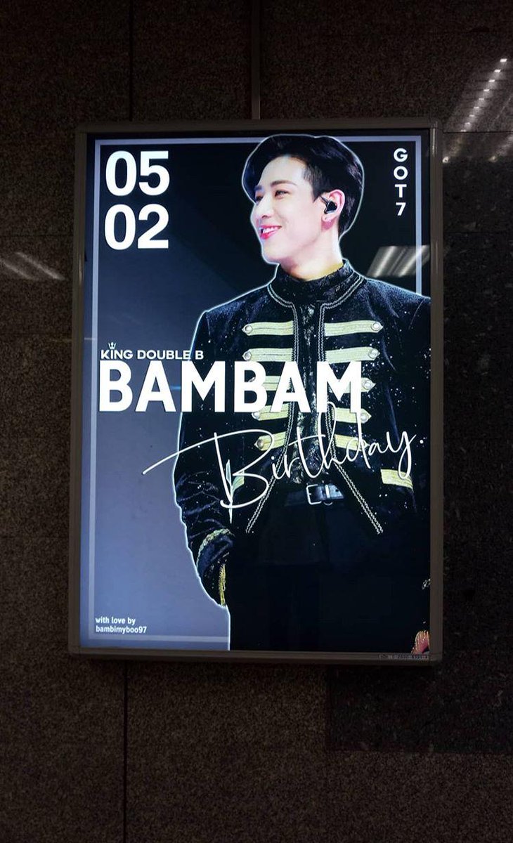 YO020540's tweet photo. Project Birtday BamBam & Jackson ที่พหลโยธิน ภาพดีมากก😍
@852Times @bambimyboo97 #WEMADEIT_FORJACKSON #JacksonWang #BamBam
#GOT7
#갓세븐 https://t.co/qRIFwtKa6K