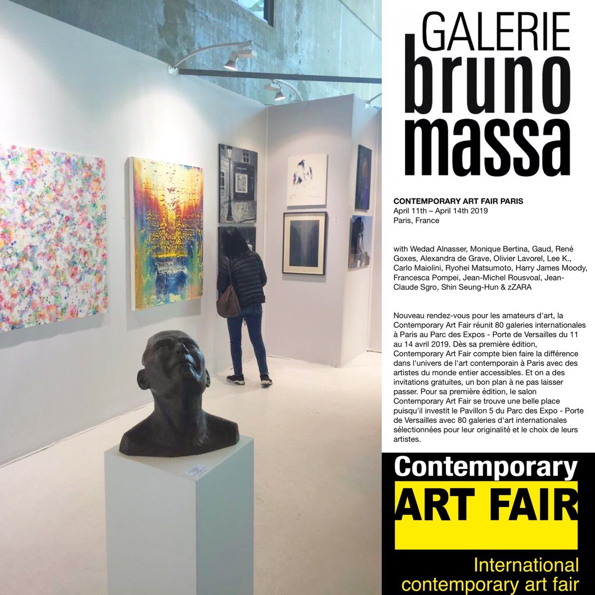 Gaud_Sculpture's tweet photo. Ce week-end à Paris ! https://t.co/htVynrLXte