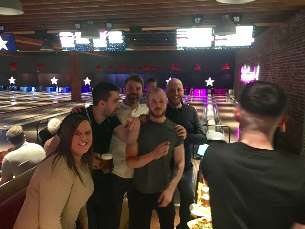 Fab night out bowling with #Derby customers &amp; staff thanks to 
Francesca from  <a href="/JGSpeedfit/">JG Speedfit</a> 
And Gage from <a href="/WorcesterBosch/">Worcester Bosch Professional</a> 👍🏻