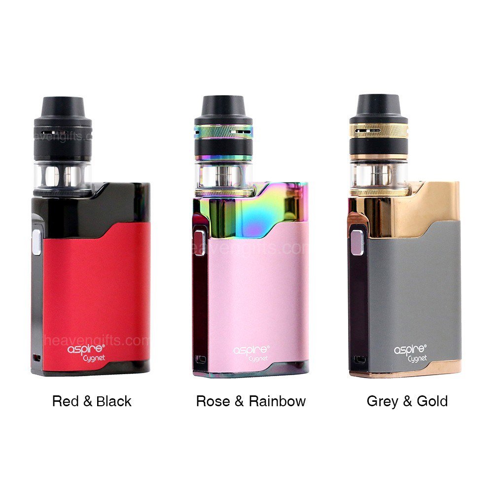 vapewale's tweet photo. https://t.co/7btm39pBNC
Introducing the new Aspire Cygnet mod, powered by a single replaceable 18650 battery, and a maximum wattage output of 80W. It is a highly portable mod that supports Variable Voltage, Variable Wattage and Bypass modes. 
#ecig #vapelife #electronic #electron https://t.co/Z7lrF3DREY
