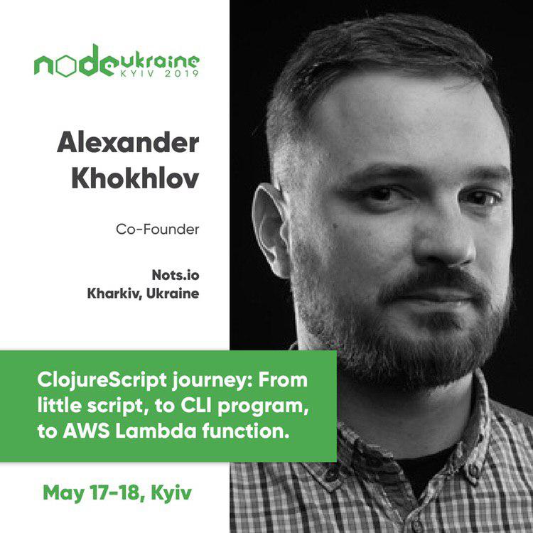 NodeConference's tweet image. #Develop your own &apos;outside the box&apos; thinking together with Alex Khokhlov from Nots.io. Buy tickets to #NodeUkraine and learn new #approaches already in May!

#community #js #events #nodejs