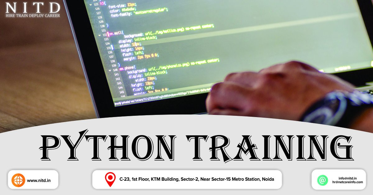 Nitd_Institute's tweet image. Python Training @ NITD
#pythontraininginnoida #pythontrainingnoida #pythontrainingcourse #pythontrainingandplacement
Website :nitd.in
Instagram: lnkd.in/fQCUBwn
Fb: lnkd.in/f3DimMq
Linkedin: lnkd.in/fkSdxAX
+91-7835972447 | +91-9953045521