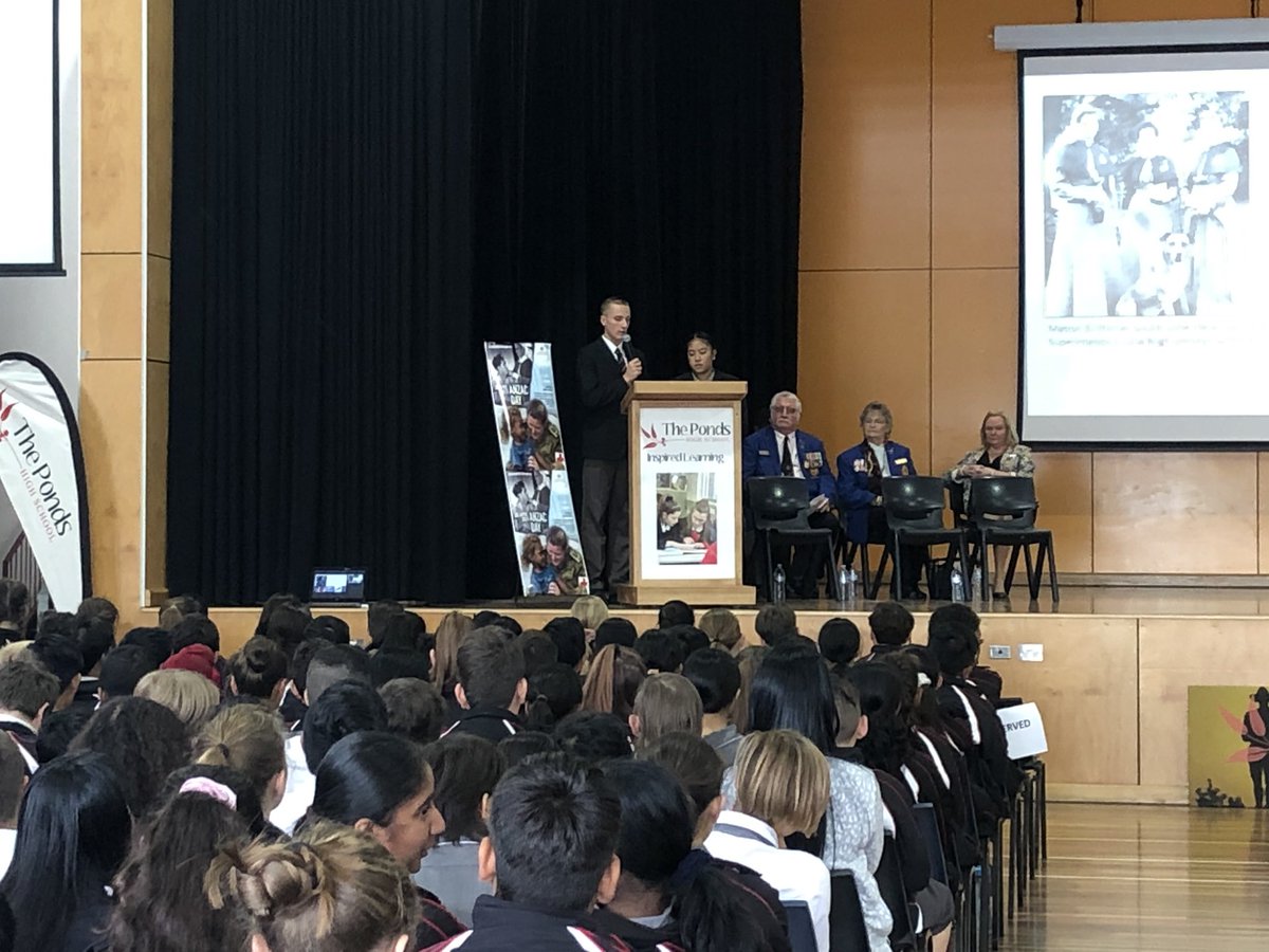 Moving ANZAC Day ceremony at The Ponds. Thankyou to our special guests for helping commemorate this significant day.