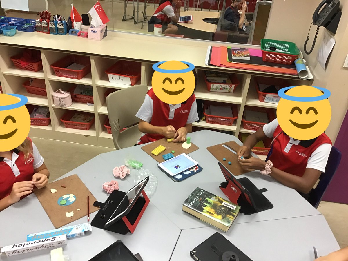 Spent some time synthesising our Exhibition topics using plasticine. #passionprocesschange #pypx2019 #lovethesesixthgraders