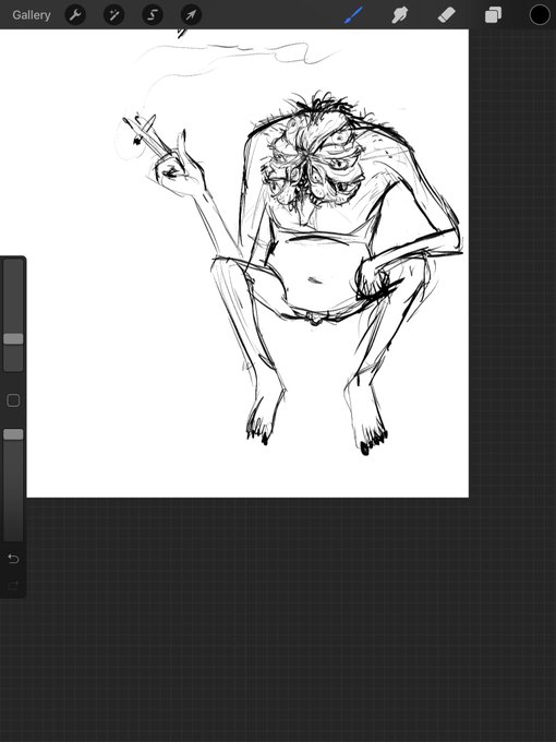 doodled this dude on the bus 