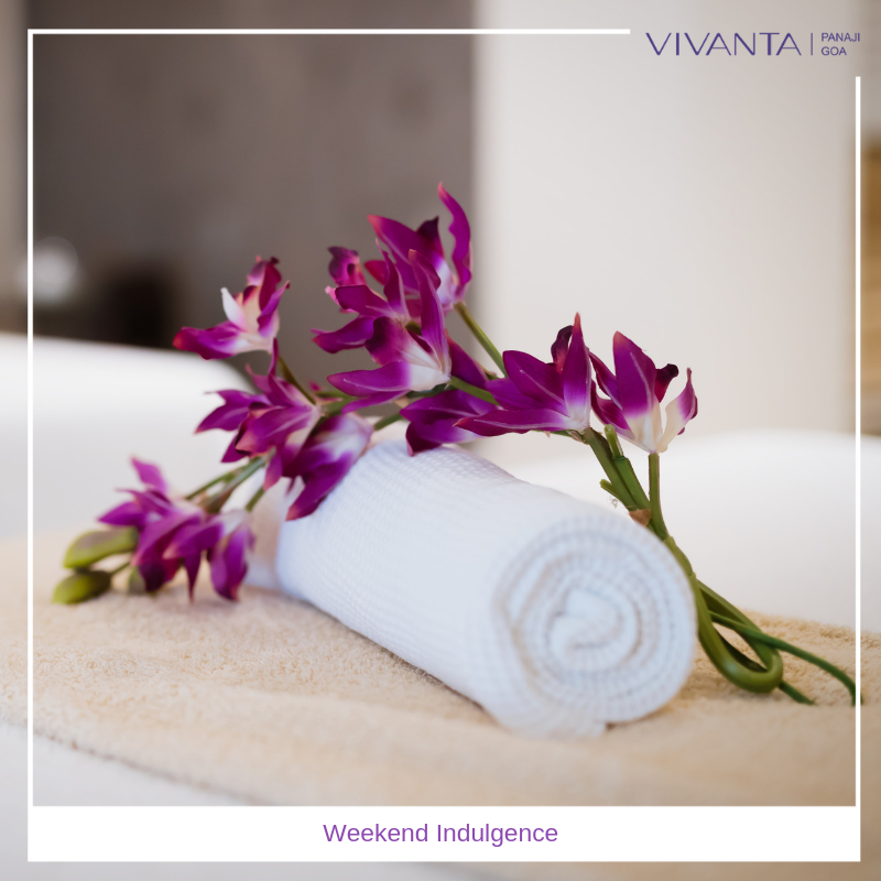 Vivanta_Goa's tweet photo. This weekend, indulge in our specially monitored spa treatments customised to your exclusive needs, to deeply nourish your body and invigorate your senses.
#JivaSpaPanjim #SpaPanaji #VivantaPanaji #CoupleSpaGoa #WellnessGoa https://t.co/Q3bB2exf3E