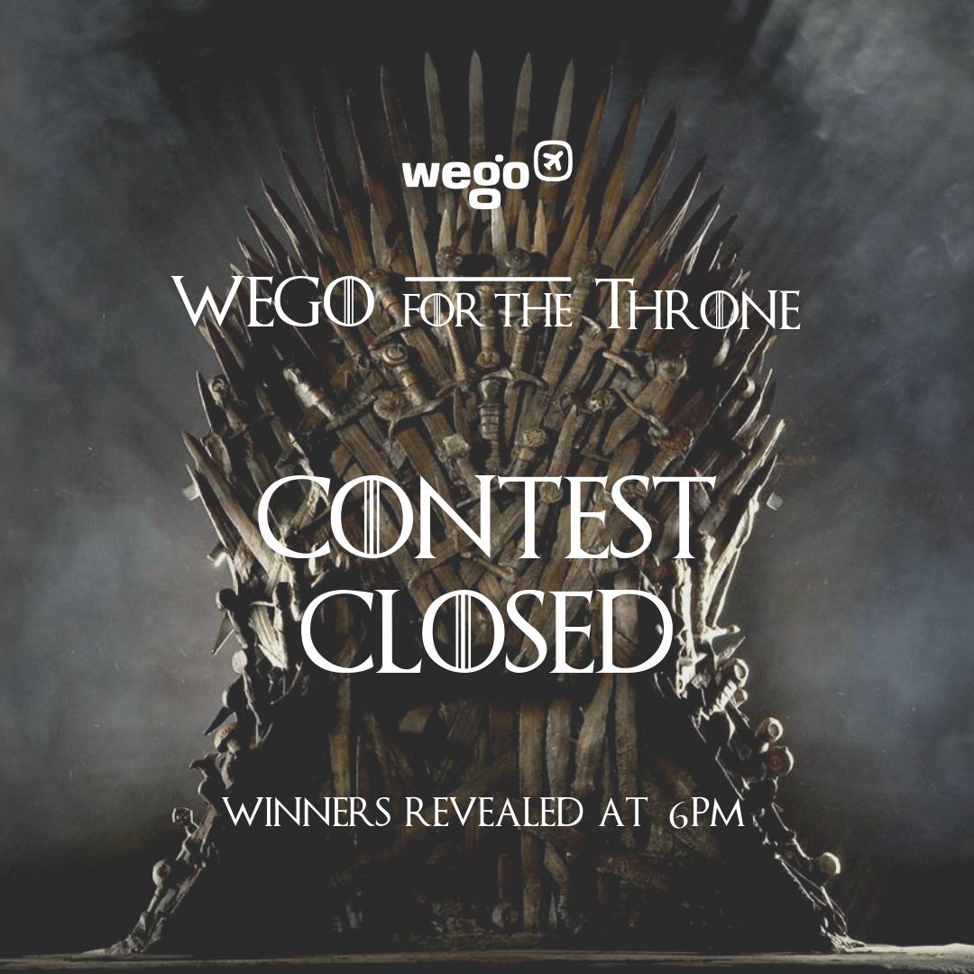 WegoIndia's tweet photo. Contest is now officially closed!! Hold your dragonfire because winners will be announced at 6pm today!
#ForTheThrone #GameofThrones #GoTcontest #contest #Lannister #Targaryen #Stark https://t.co/OcrJqJzCFQ